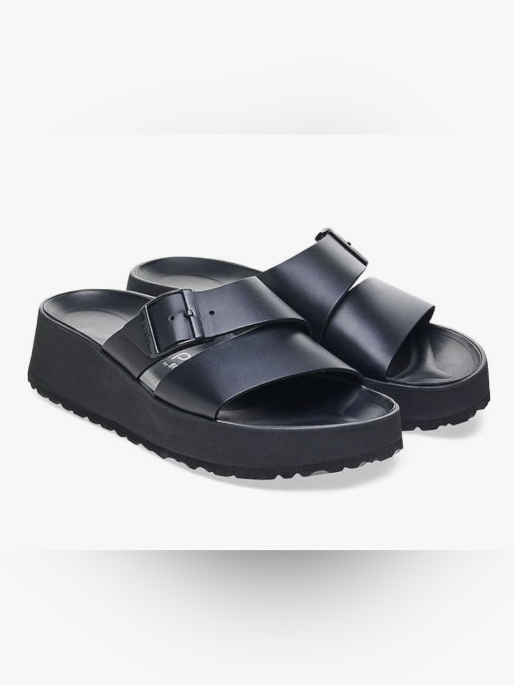 BIRKENSTOCK 
Almina /women
Leather - Black  size 39 US 8 - 8.5 gently used
